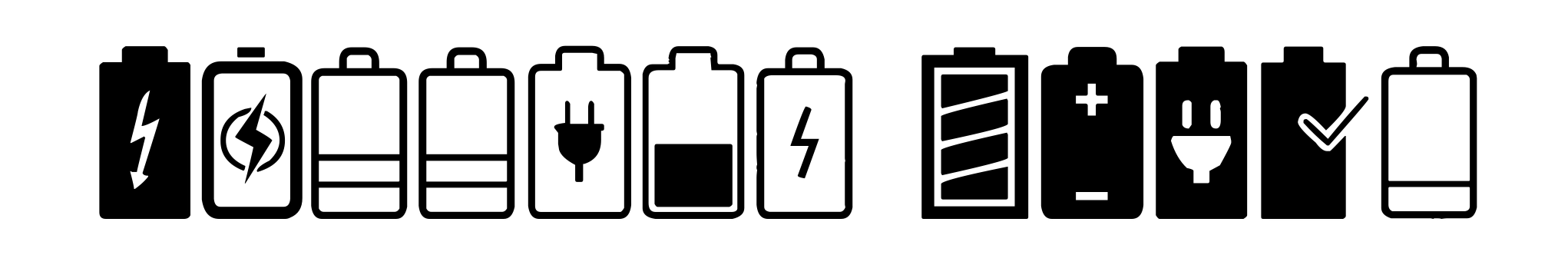 Battery Icons