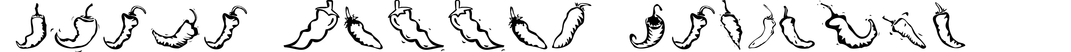 Chili Pepper Dingbats