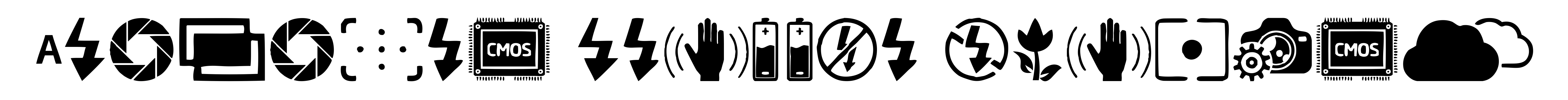 Digital Camera Symbols