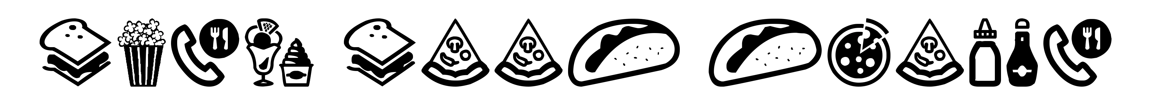 Fast Food Icons