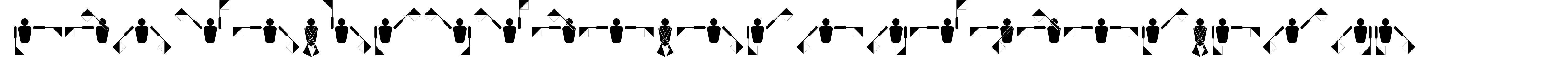 Fonts Vector Semaphore Flag