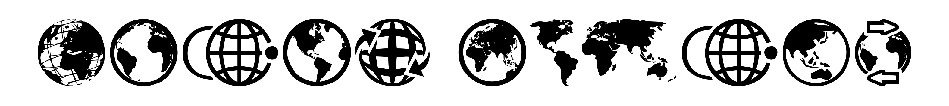 Globe Icons