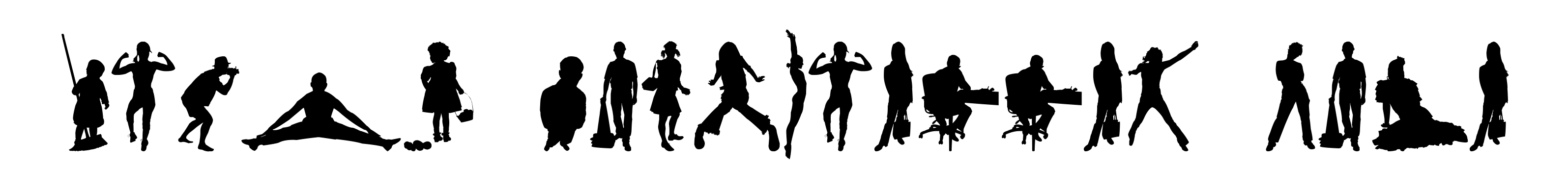 Human Silhouettes Five