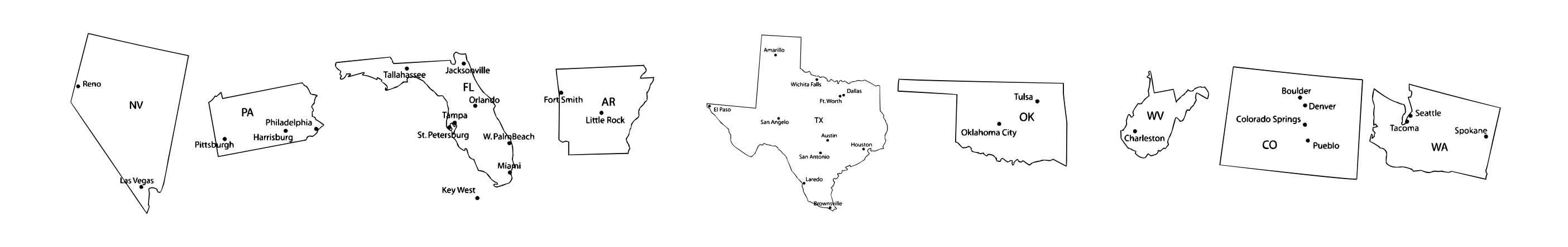 Maps of USA