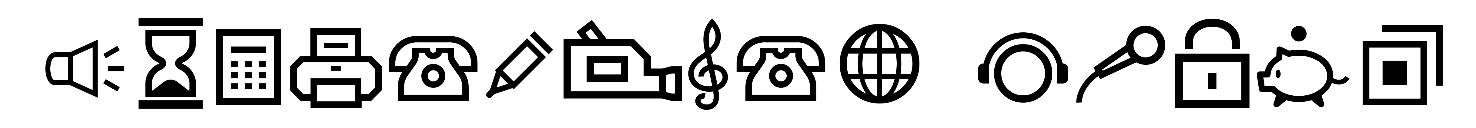 Multimedia Icons