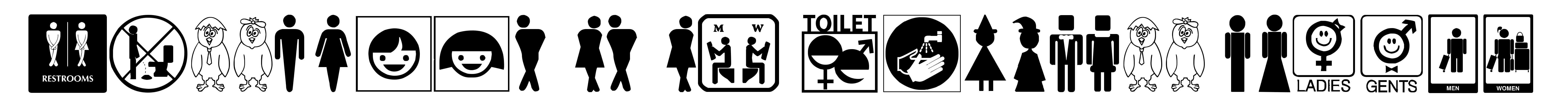 Restroom Signs TFB