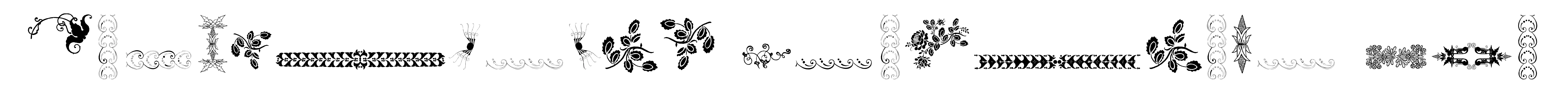 Unpublished Ornaments Two