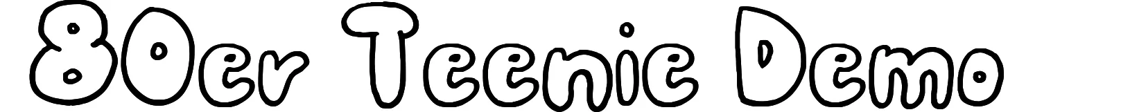 80er Teenie Demo