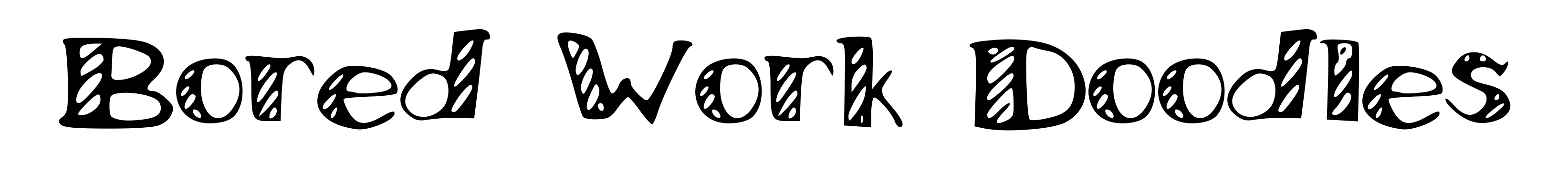 Bored Work Doodles