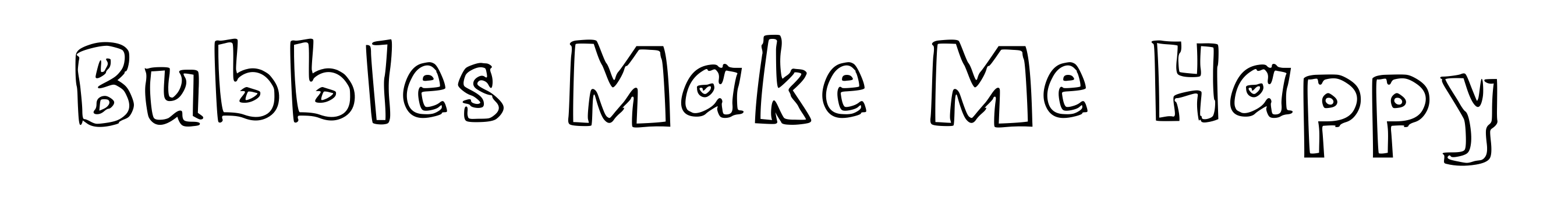 Bubbles Make Me Happy