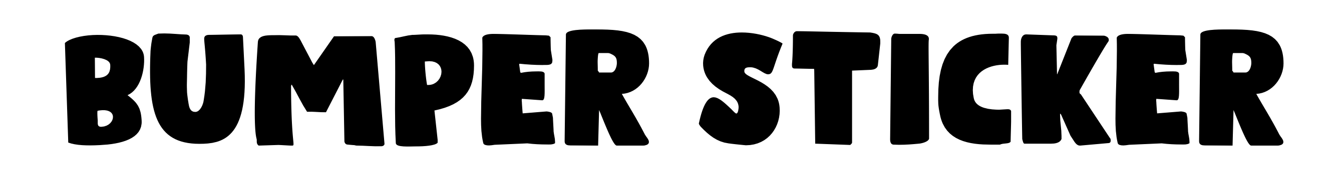 Bumper Sticker