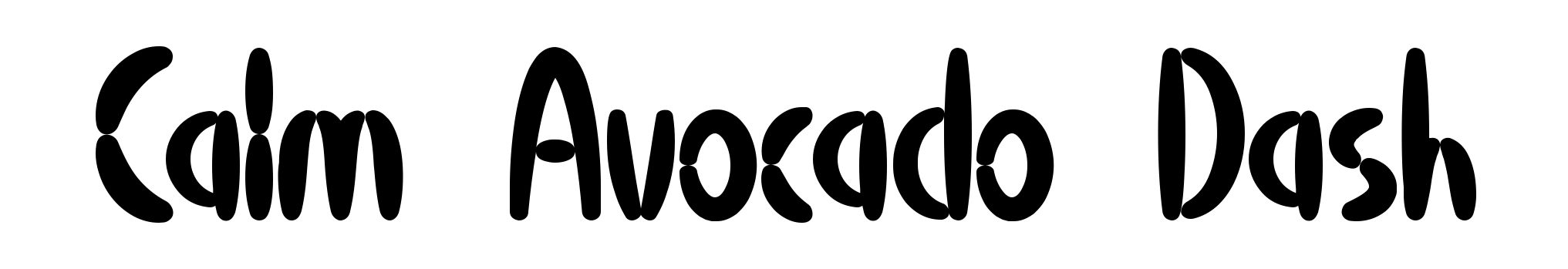 Calm Avocado Dash