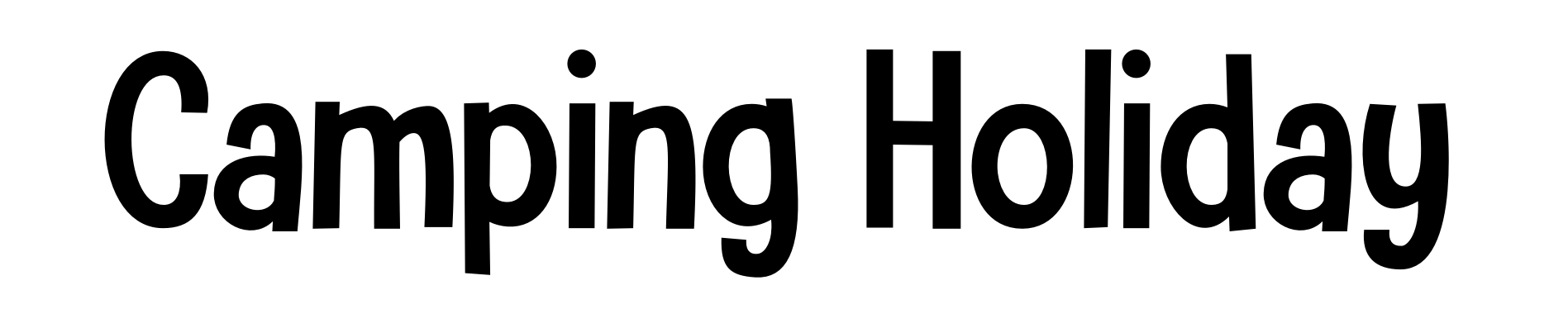 Camping Holiday