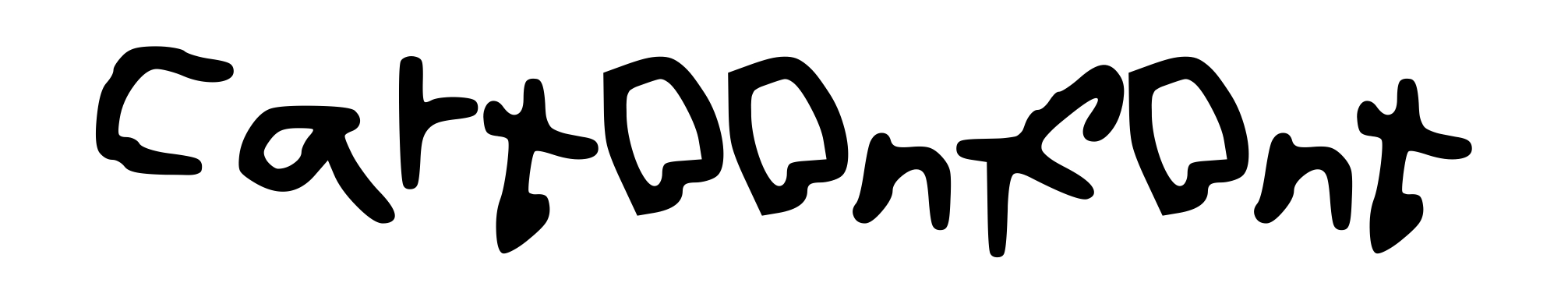 Cartoonfont