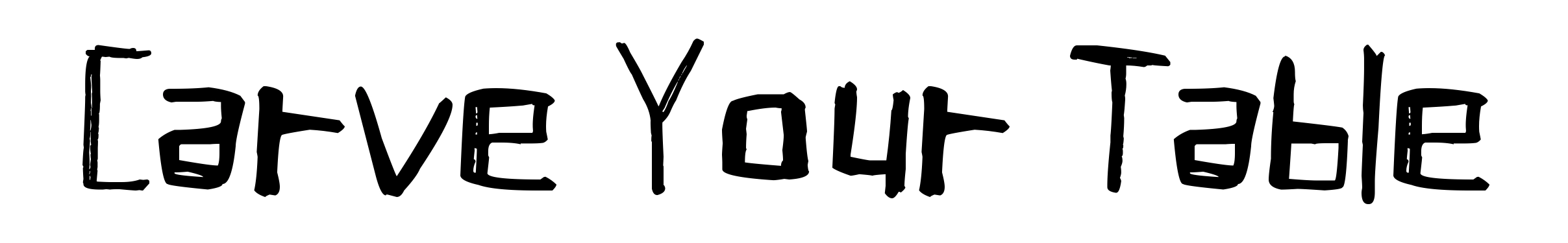 Carve Your Table