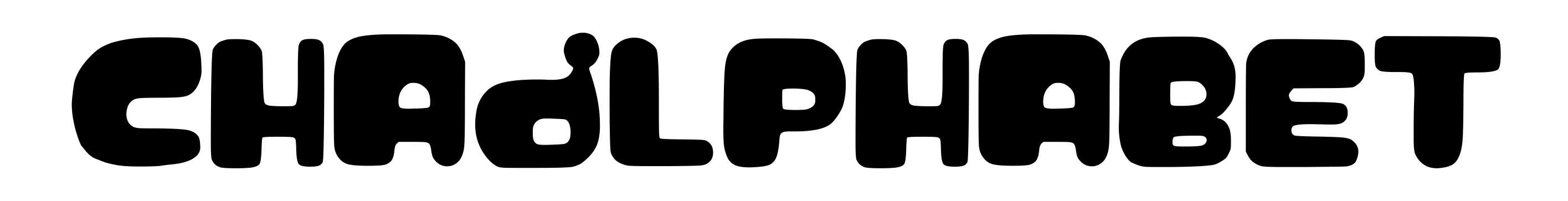Chaolphabet