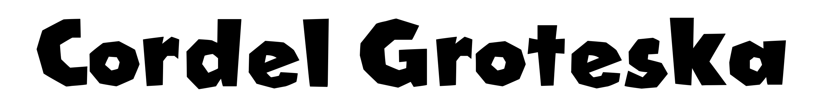 Cordel Groteska