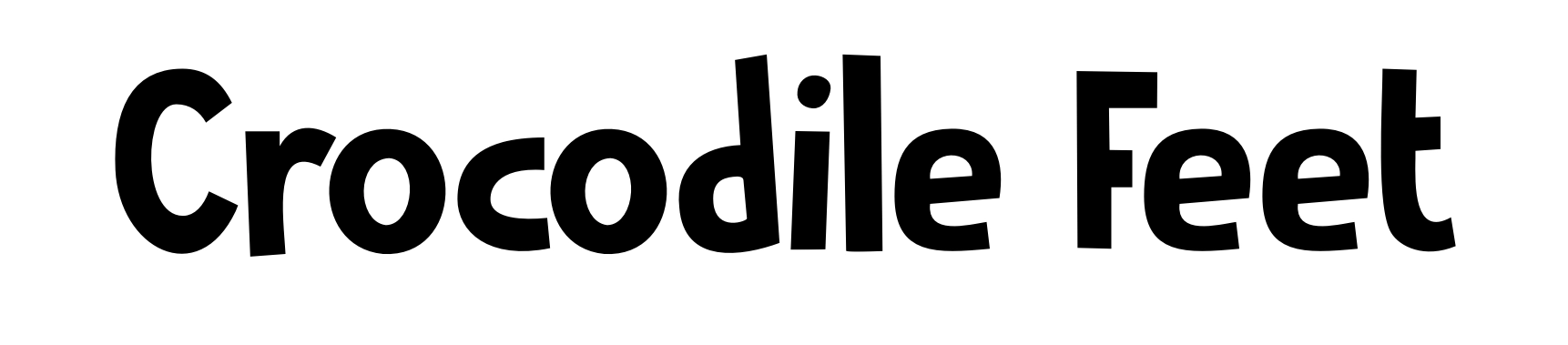 Crocodile Feet