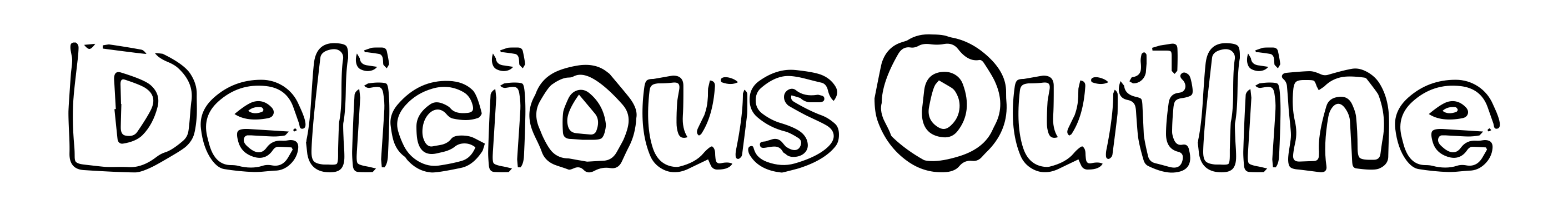 Delicious Outline