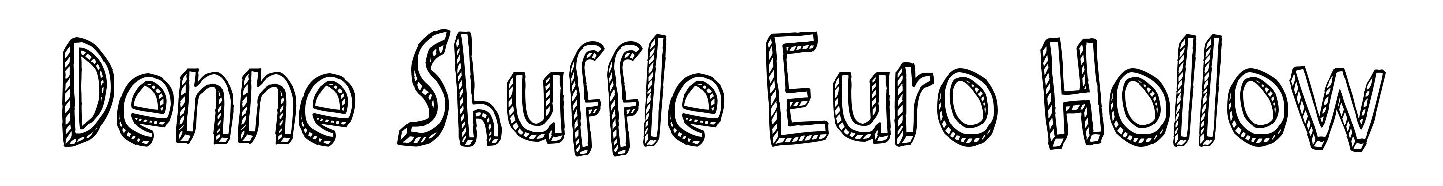 Denne Shuffle Euro Hollow