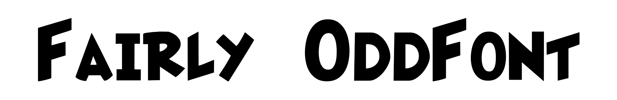 Fairly OddFont