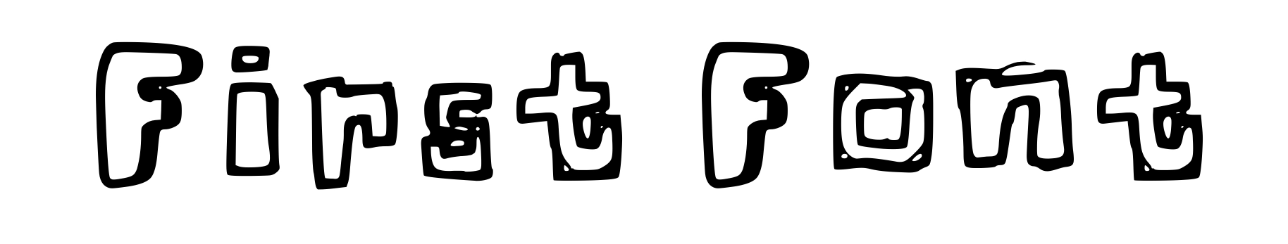 First Font