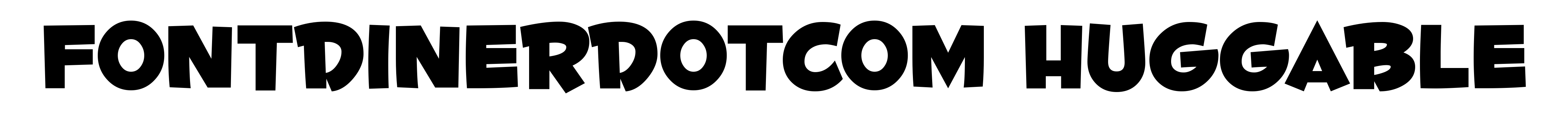 Fontdinerdotcom Huggable