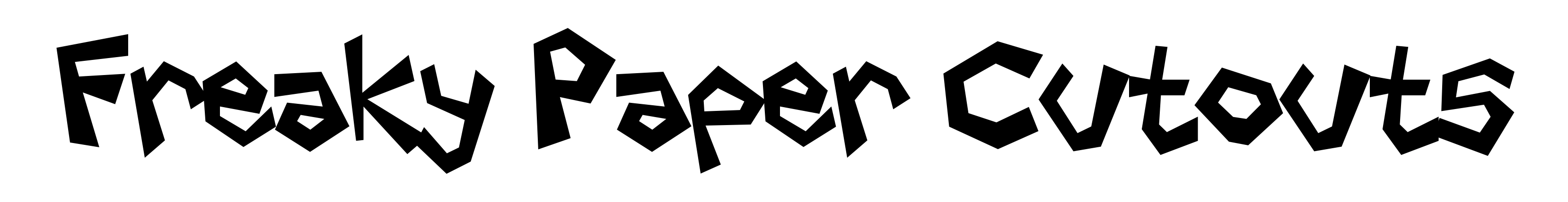 Freaky Paper Cutouts