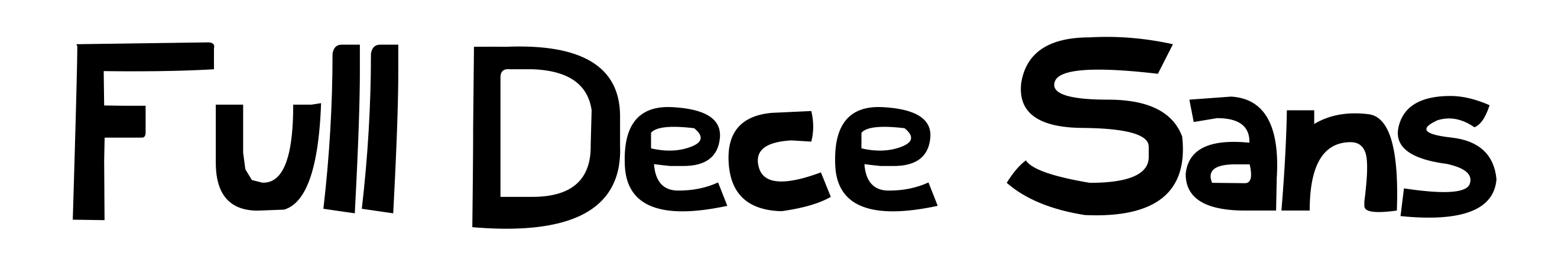 Full Dece Sans