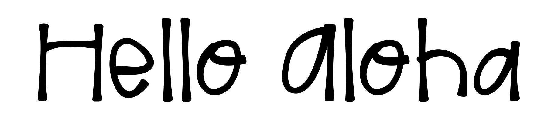 Hello Aloha