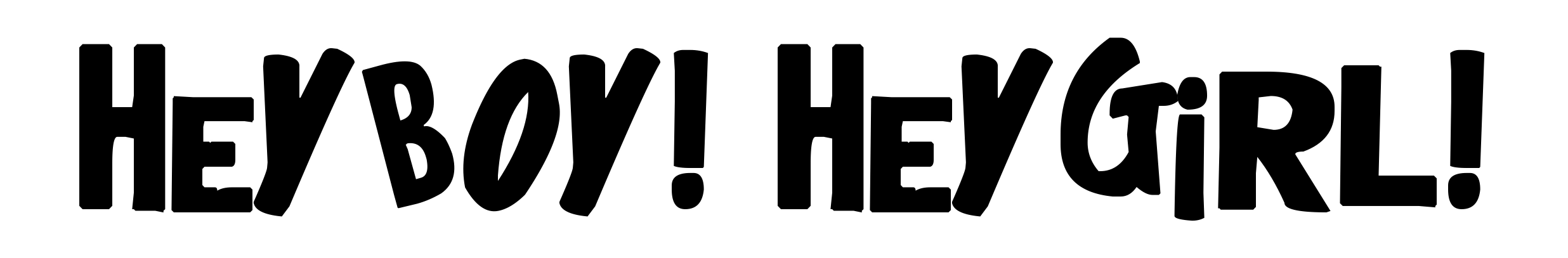 HeyBoy! HeyGirl!
