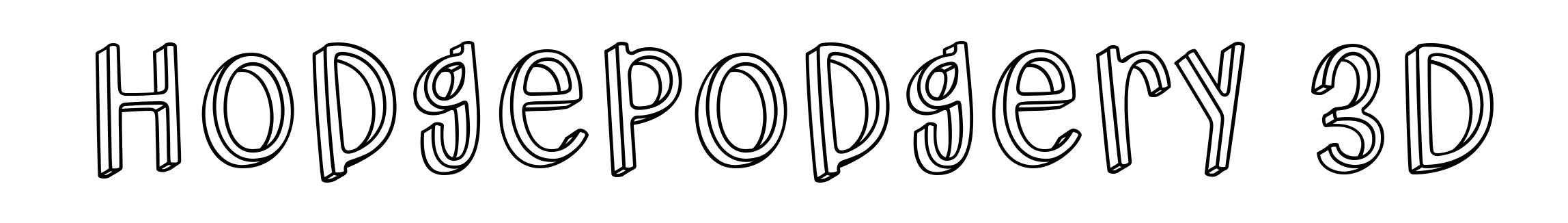 Hodgepodgery 3D