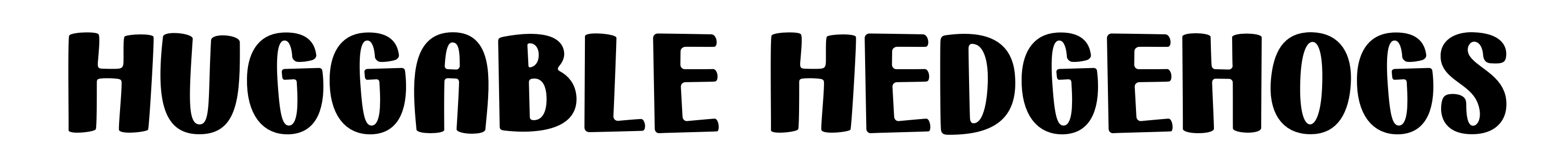 Huggable Hedgehogs