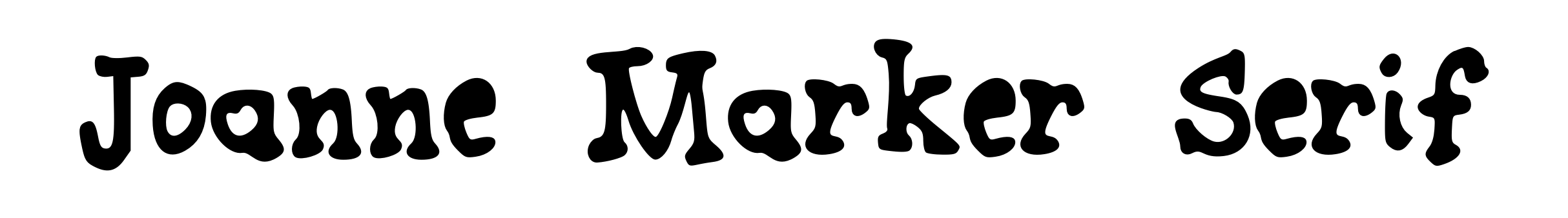 Joanne Marker Serif