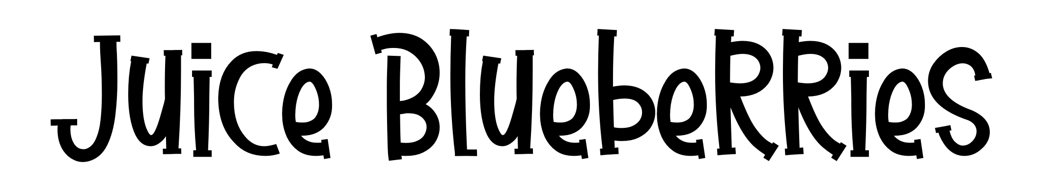 Juice Blueberries