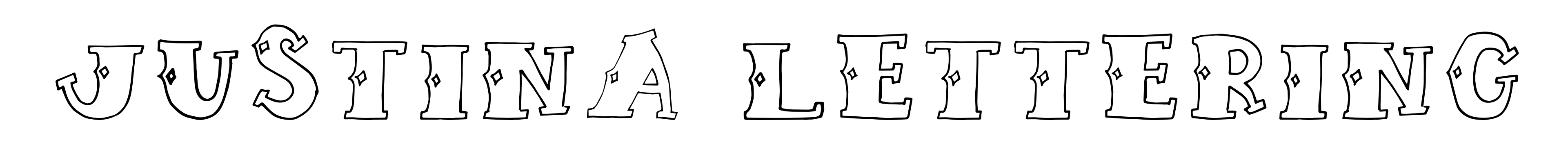 Justina Lettering