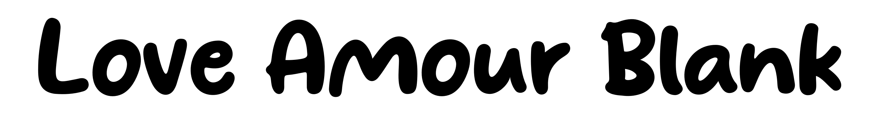 Love Amour Blank