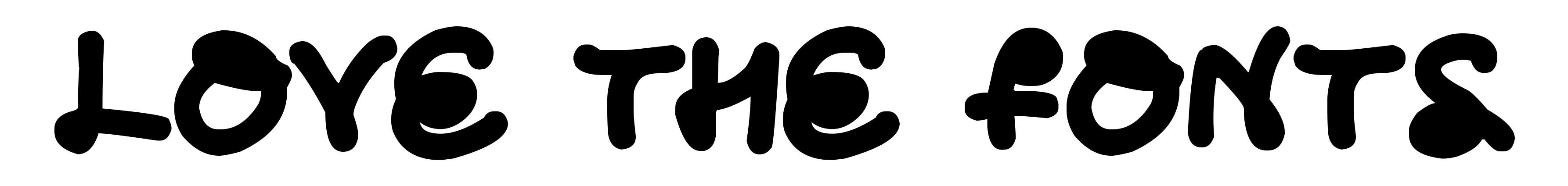 Love The Fonts