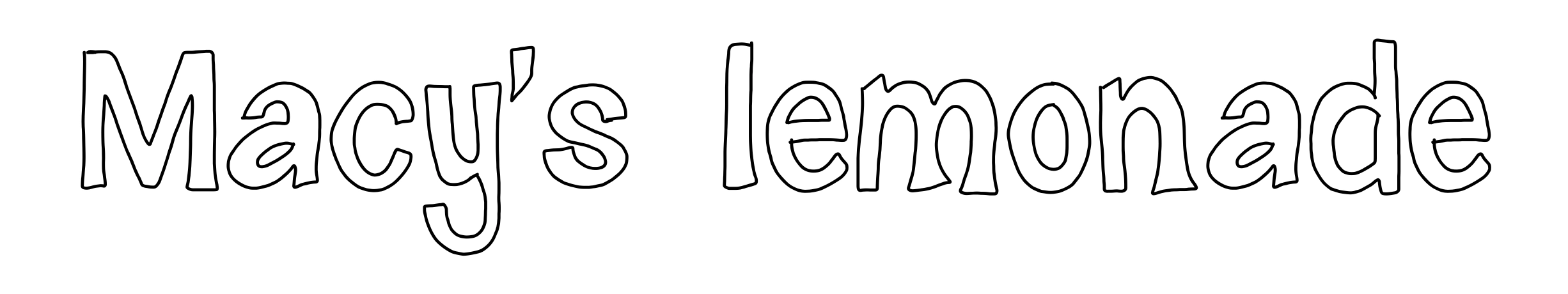 Macy's lemonade
