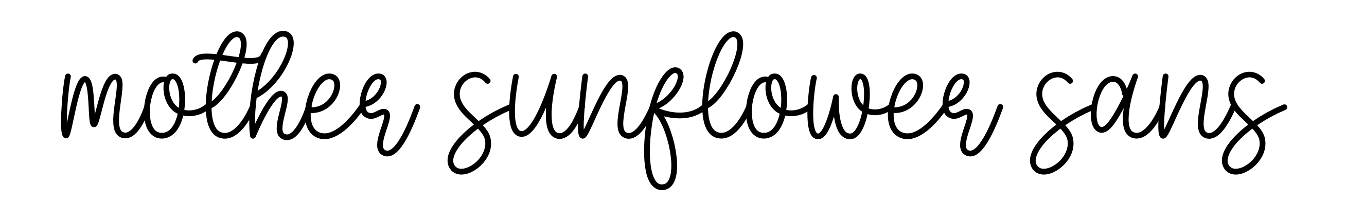Mother Sunflower Sans