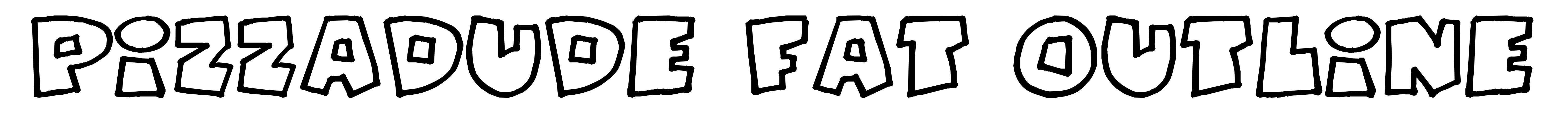 Pizzadude Fat Outline
