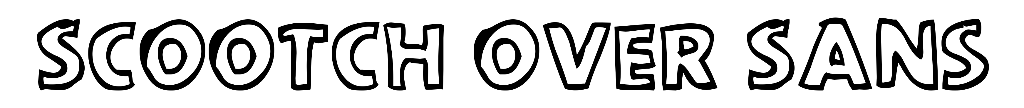 Scootch Over Sans