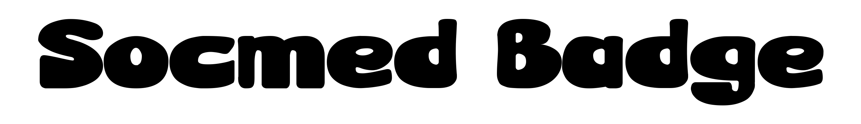 Socmed Badge