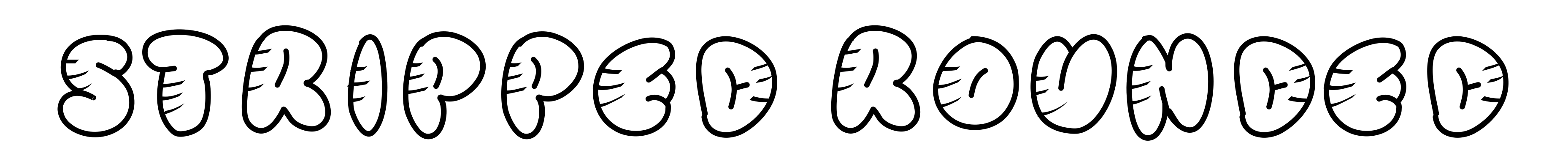 Stripped Rounded