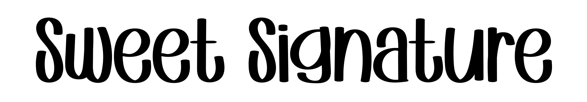 Sweet Signature