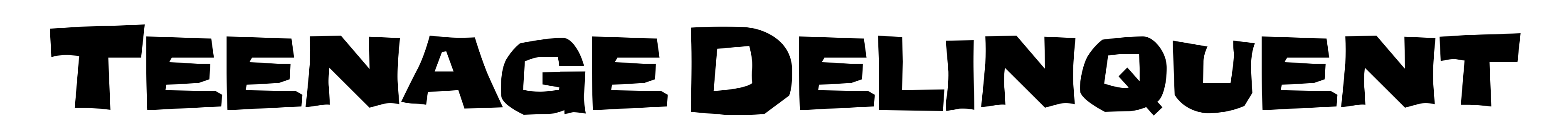 Teenage Delinquent