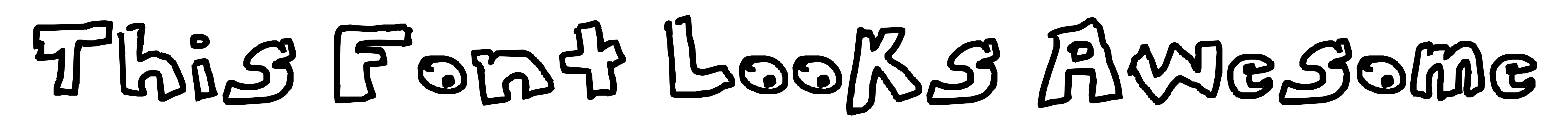 This Font Looks Awesome