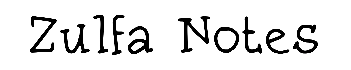 Zulfa Notes