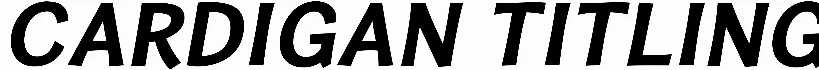 Cardigan Titling
