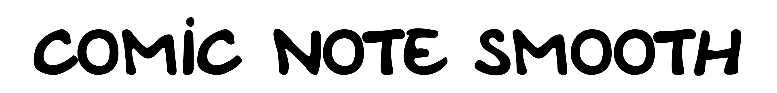 Comic Note Smooth